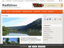 Tablet Screenshot of fahrrad-wandern.info